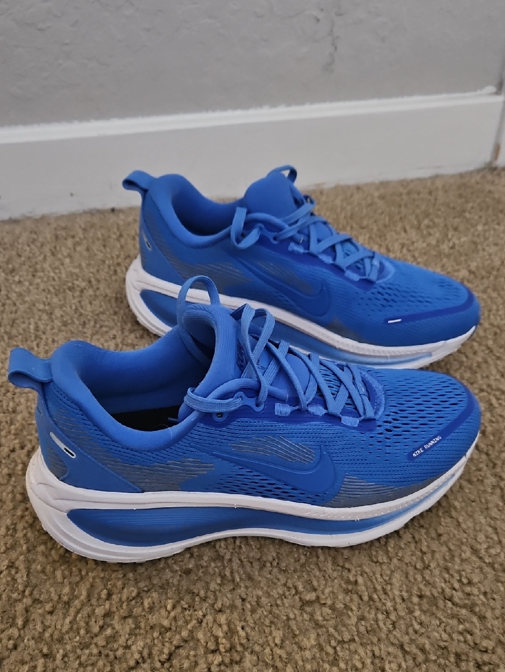 Nike Womens 6 1/2  Blue Running Sneakers